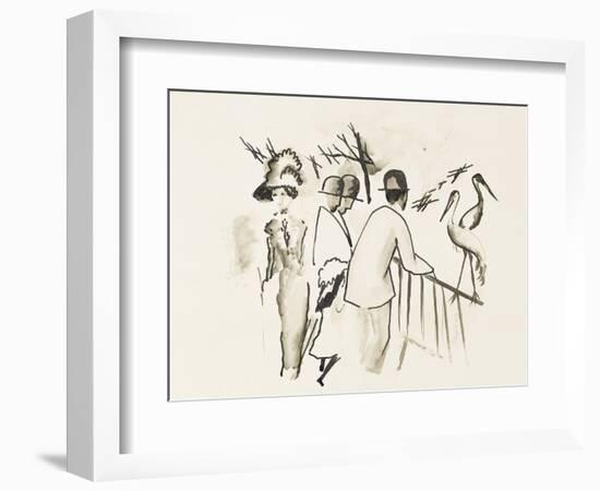 Zoological Garden II-Auguste Macke-Framed Giclee Print