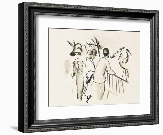 Zoological Garden II-Auguste Macke-Framed Giclee Print