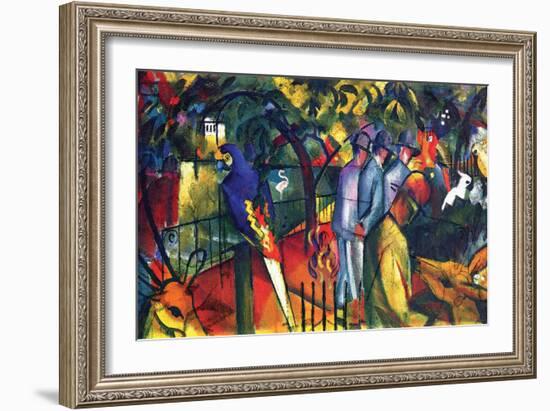 Zoological Gardens-Auguste Macke-Framed Premium Giclee Print