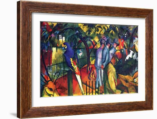 Zoological Gardens-Auguste Macke-Framed Premium Giclee Print