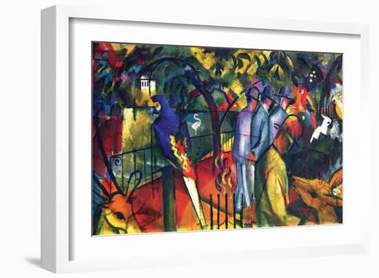 Zoological Gardens-Auguste Macke-Framed Premium Giclee Print