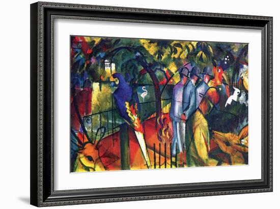 Zoological Gardens-Auguste Macke-Framed Premium Giclee Print