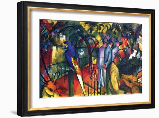 Zoological Gardens-Auguste Macke-Framed Premium Giclee Print