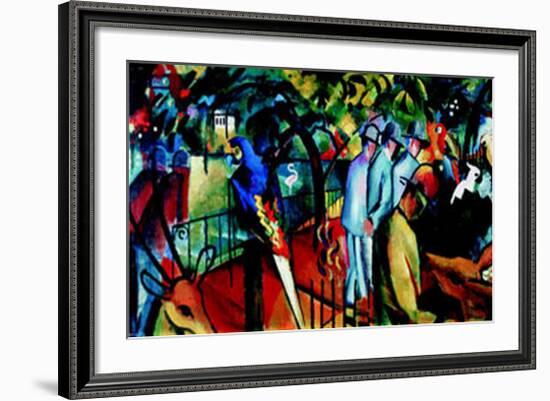 Zoologischer Garten I-Auguste Macke-Framed Art Print