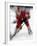 Zoom Explosion View of Ice Hockey Player-Paul Sutton-Framed Photographic Print