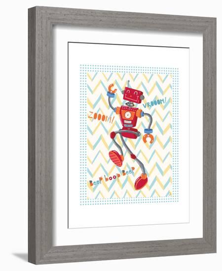 Zoom Robot-Christina Skapriwsky-Framed Art Print