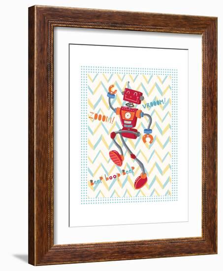 Zoom Robot-Christina Skapriwsky-Framed Art Print