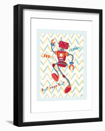 Zoom Robot-Christina Skapriwsky-Framed Art Print