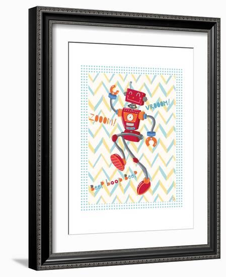 Zoom Robot-Christina Skapriwsky-Framed Art Print