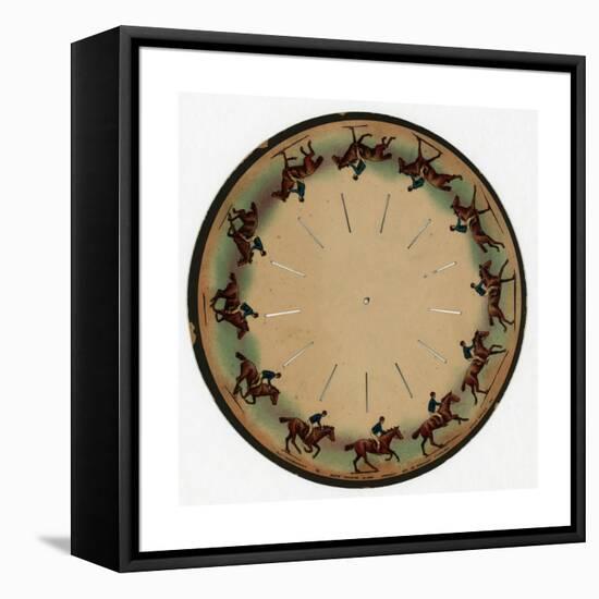 Zoopraxiscopeby with Galloping Horse-Eadweard Muybridge-Framed Premier Image Canvas