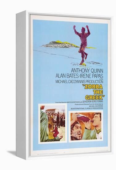 Zorba the Greek (aka Alexis Zorbas), Anthony Quinn, 1964-null-Framed Stretched Canvas