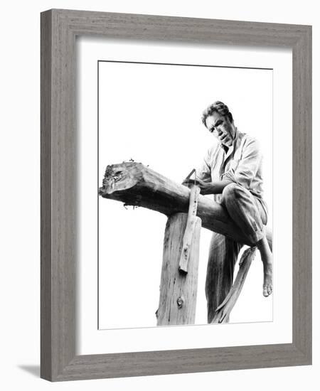 Zorba the Greek, Anthony Quinn, 1964-null-Framed Photo