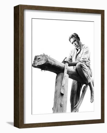 Zorba the Greek, Anthony Quinn, 1964-null-Framed Photo