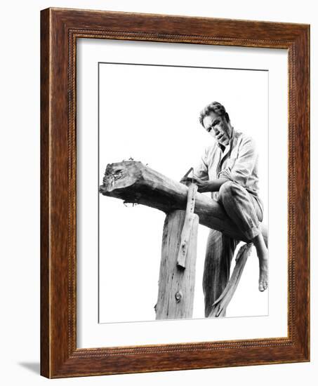 Zorba the Greek, Anthony Quinn, 1964-null-Framed Photo