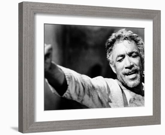 Zorba the Greek, Anthony Quinn, 1964-null-Framed Photo