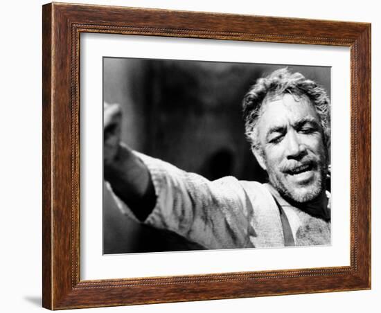 Zorba the Greek, Anthony Quinn, 1964-null-Framed Photo