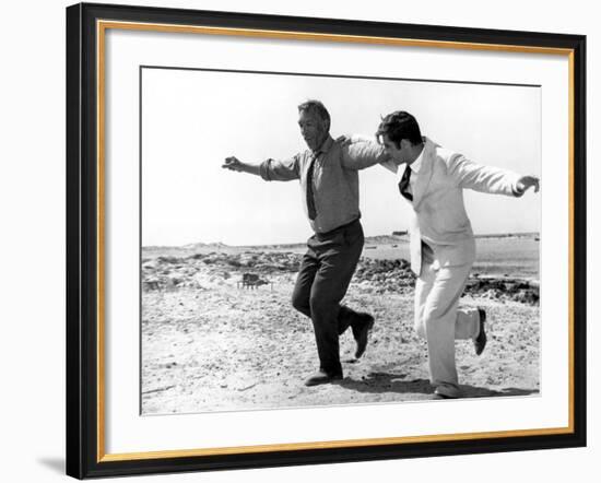 Zorba The Greek, Anthony Quinn, Alan Bates, 1964, Greek Dance-null-Framed Photo