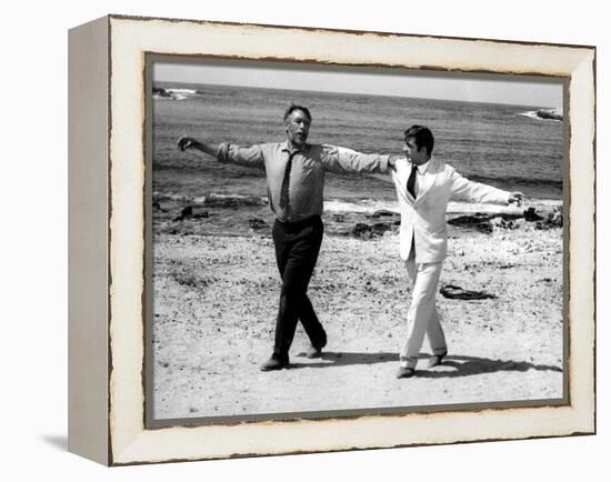 Zorba The Greek, Anthony Quinn, Alan Bates, 1964-null-Framed Stretched Canvas