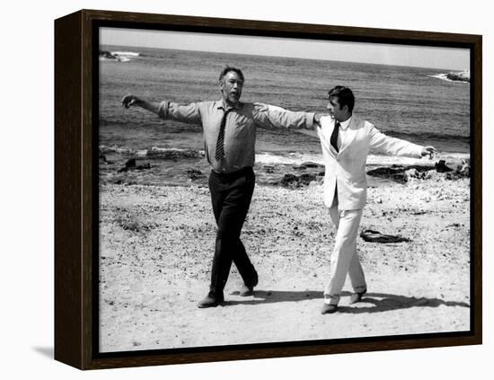 Zorba The Greek, Anthony Quinn, Alan Bates, 1964-null-Framed Stretched Canvas