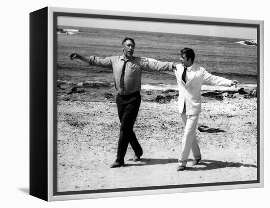 Zorba The Greek, Anthony Quinn, Alan Bates, 1964-null-Framed Stretched Canvas