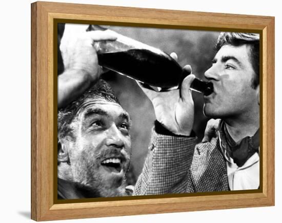 Zorba the Greek, Anthony Quinn, Alan Bates, 1964-null-Framed Stretched Canvas