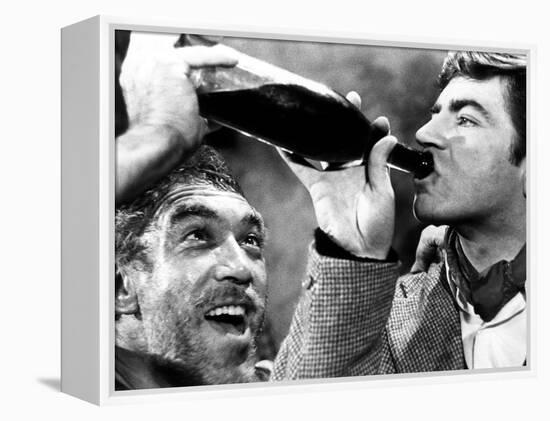 Zorba the Greek, Anthony Quinn, Alan Bates, 1964-null-Framed Stretched Canvas