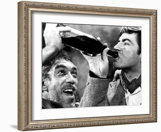 Zorba the Greek, Anthony Quinn, Alan Bates, 1964-null-Framed Photo