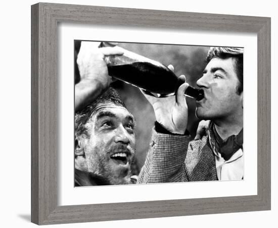 Zorba the Greek, Anthony Quinn, Alan Bates, 1964-null-Framed Photo