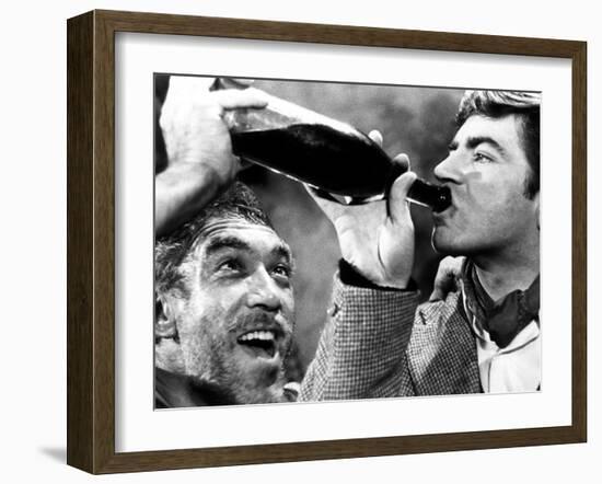 Zorba the Greek, Anthony Quinn, Alan Bates, 1964-null-Framed Photo