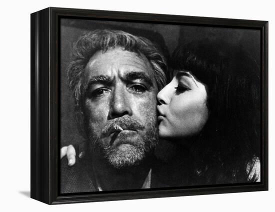 Zorba The Greek, Anthony Quinn, Eleni Anousaki, 1964-null-Framed Stretched Canvas