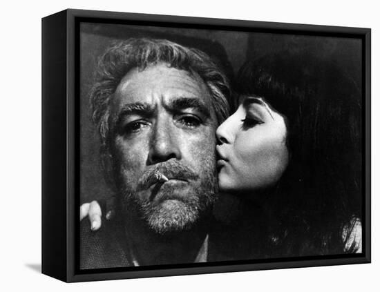 Zorba The Greek, Anthony Quinn, Eleni Anousaki, 1964-null-Framed Stretched Canvas