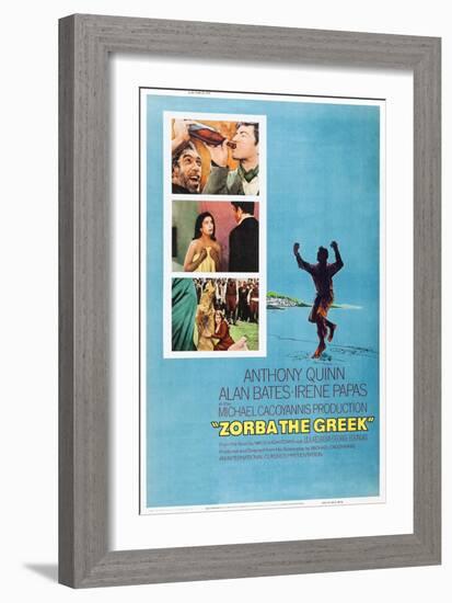 Zorba the Greek-null-Framed Art Print