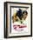 Zorro, (AKA El Zorro), Right: Alain Delon on Spanish Poster Art, 1975.-null-Framed Premium Giclee Print