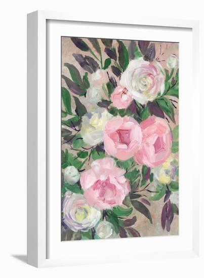 Zoye painterly bouquet-Rosana Laiz Garcia-Framed Giclee Print