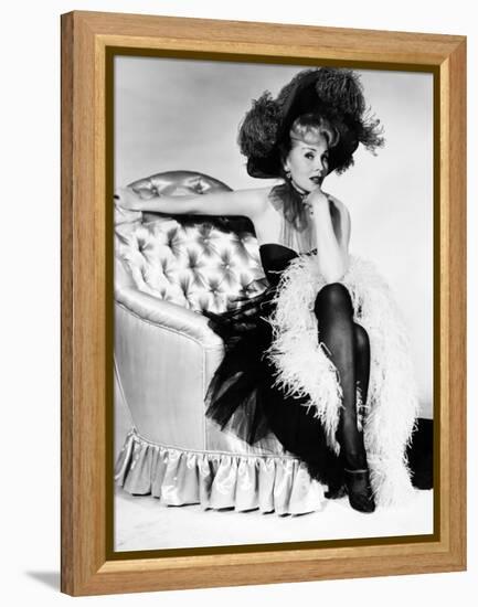 Zsa Zsa Gabor. "Moulin Rouge" 1952, Directed by John Huston-null-Framed Premier Image Canvas