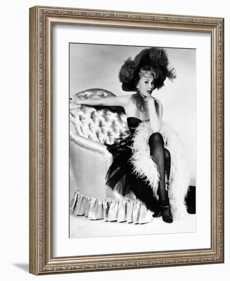 Zsa Zsa Gabor. "Moulin Rouge" 1952, Directed by John Huston-null-Framed Photographic Print