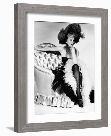 Zsa Zsa Gabor. "Moulin Rouge" 1952, Directed by John Huston-null-Framed Photographic Print