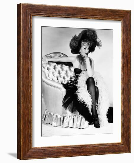 Zsa Zsa Gabor. "Moulin Rouge" 1952, Directed by John Huston-null-Framed Photographic Print