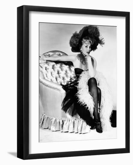 Zsa Zsa Gabor. "Moulin Rouge" 1952, Directed by John Huston-null-Framed Photographic Print