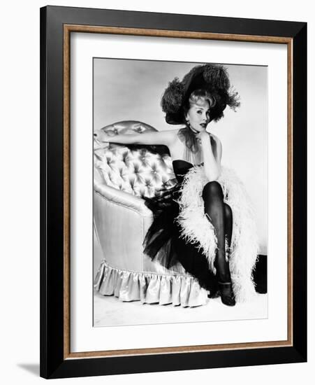 Zsa Zsa Gabor. "Moulin Rouge" 1952, Directed by John Huston-null-Framed Photographic Print