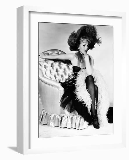 Zsa Zsa Gabor. "Moulin Rouge" 1952, Directed by John Huston-null-Framed Photographic Print