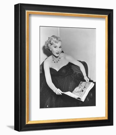 Zsa Zsa Gabor-null-Framed Photo