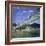 Zubizuri Curved Pedestrian Bridge Over Bilbao River, Bilbao, Pais Vasco (Vizcaya), Spain, Europe-Christopher Rennie-Framed Photographic Print