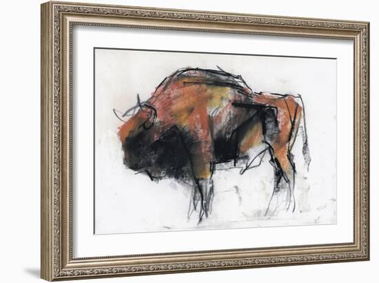 Zubre, Bialowieza-Mark Adlington-Framed Giclee Print