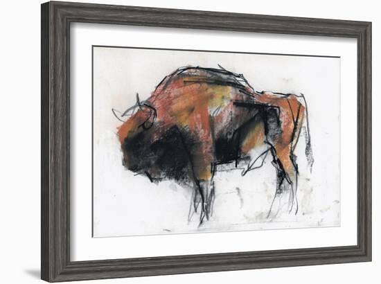 Zubre, Bialowieza-Mark Adlington-Framed Giclee Print