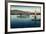 Zürich, Dampfer Stadt Rapperswil Mit Alpenquai, Berg-null-Framed Photographic Print