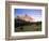 Zugspitze and Barns at Dusk, Wetterstein, Austrian Alps, Austria, Europe-Jochen Schlenker-Framed Photographic Print