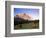 Zugspitze and Barns at Dusk, Wetterstein, Austrian Alps, Austria, Europe-Jochen Schlenker-Framed Photographic Print