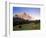 Zugspitze and Barns at Dusk, Wetterstein, Austrian Alps, Austria, Europe-Jochen Schlenker-Framed Photographic Print