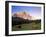 Zugspitze and Barns at Dusk, Wetterstein, Austrian Alps, Austria, Europe-Jochen Schlenker-Framed Photographic Print